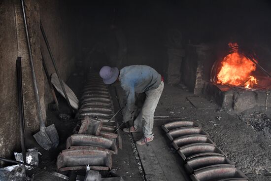 Private copper and aluminum processing plant in Homs suburbs
