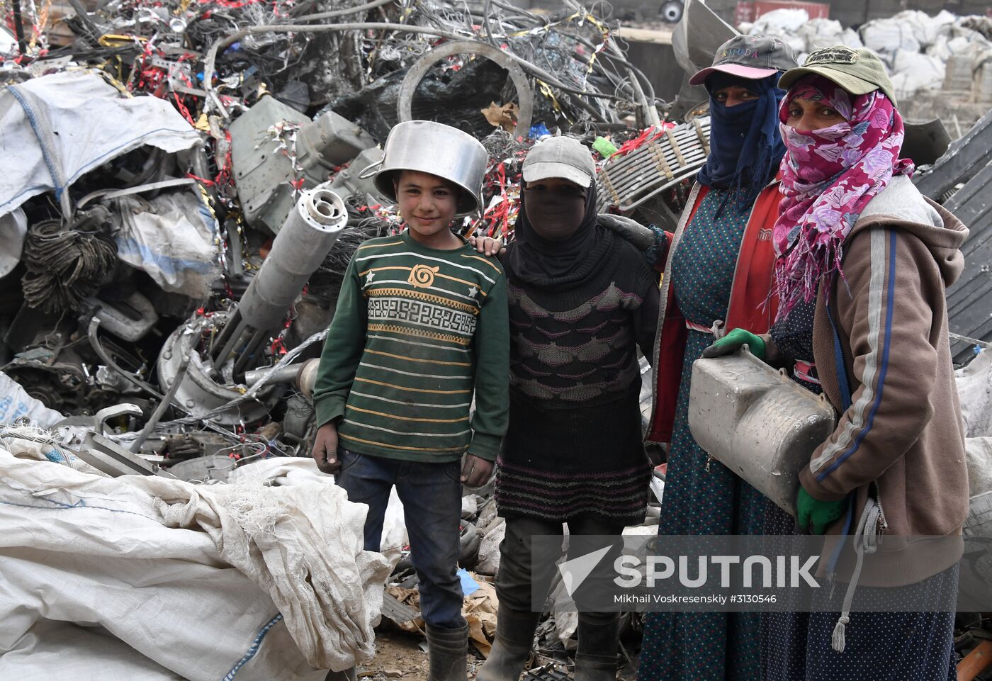 Private copper and aluminum processing plant in Homs suburbs