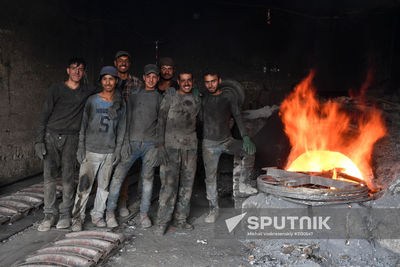 Private copper and aluminum processing plant in Homs suburbs
