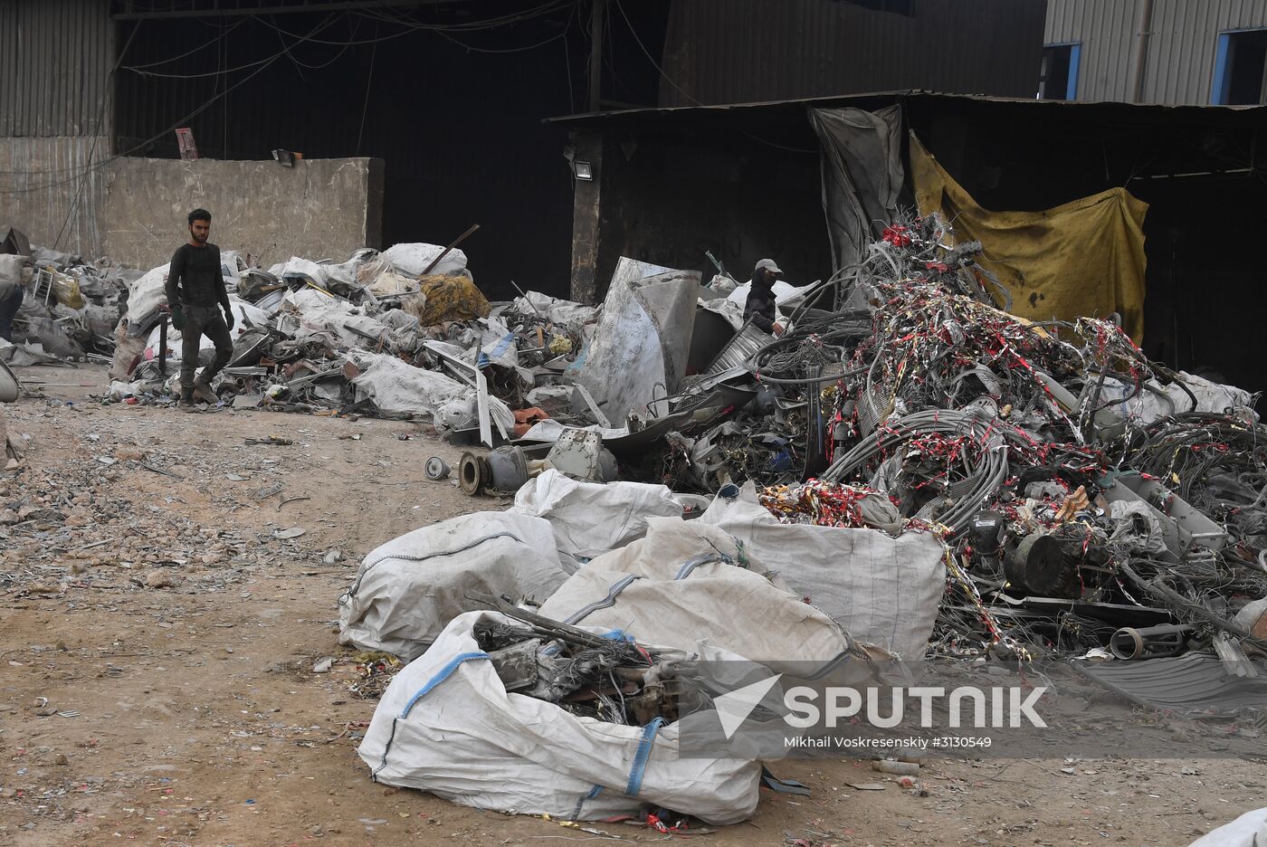 Private copper and aluminum processing plant in Homs suburbs