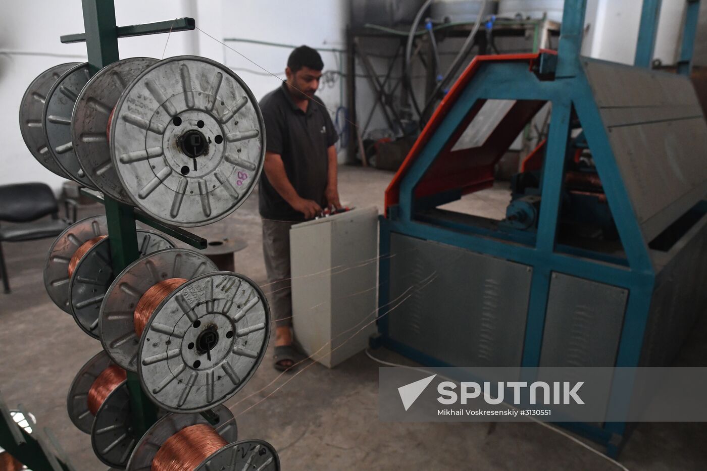 Private copper and aluminum processing plant in Homs suburbs