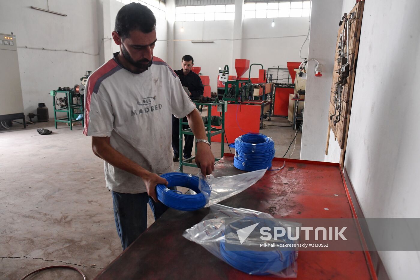 Private copper and aluminum processing plant in Homs suburbs