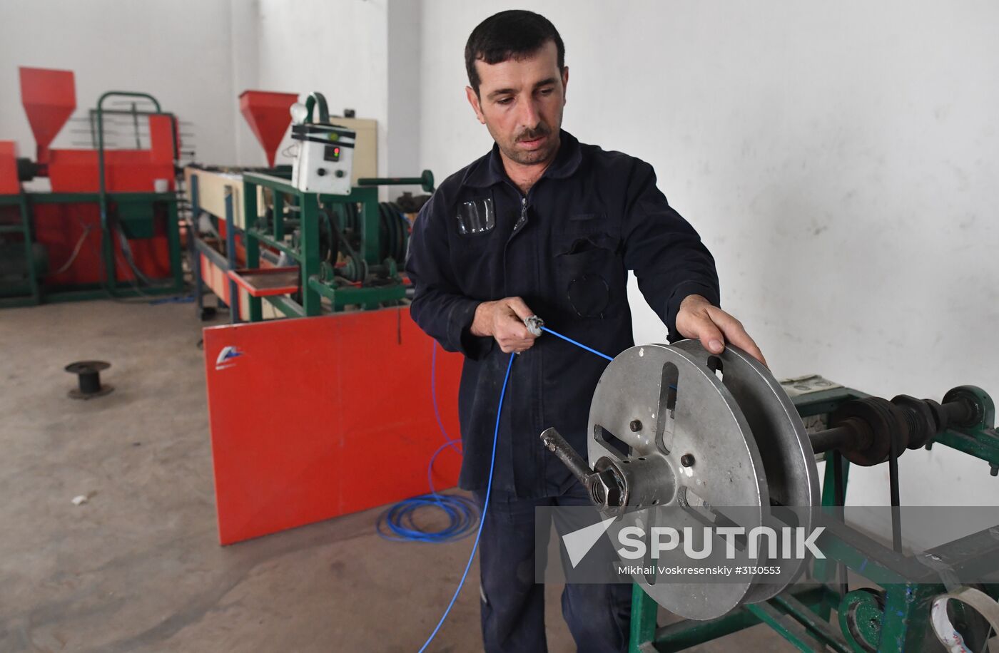 Private copper and aluminum processing plant in Homs suburbs