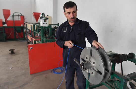 Private copper and aluminum processing plant in Homs suburbs