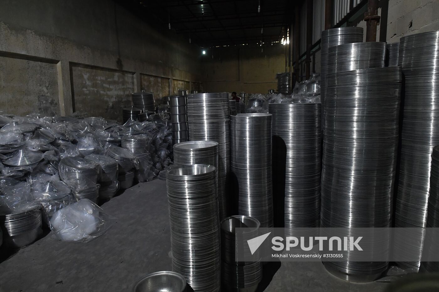 Private copper and aluminum processing plant in Homs suburbs