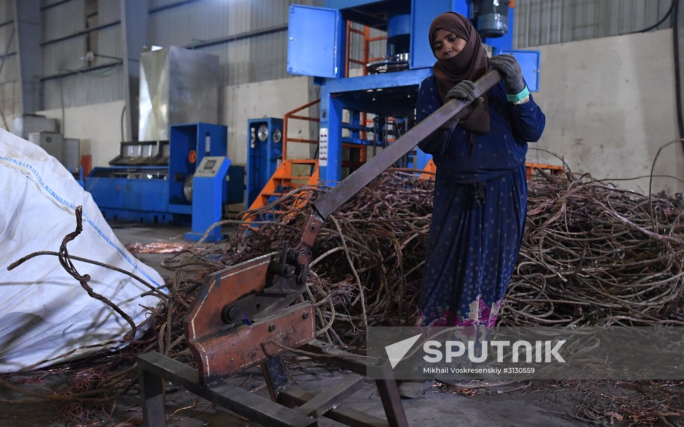 Private copper and aluminum processing plant in Homs suburbs