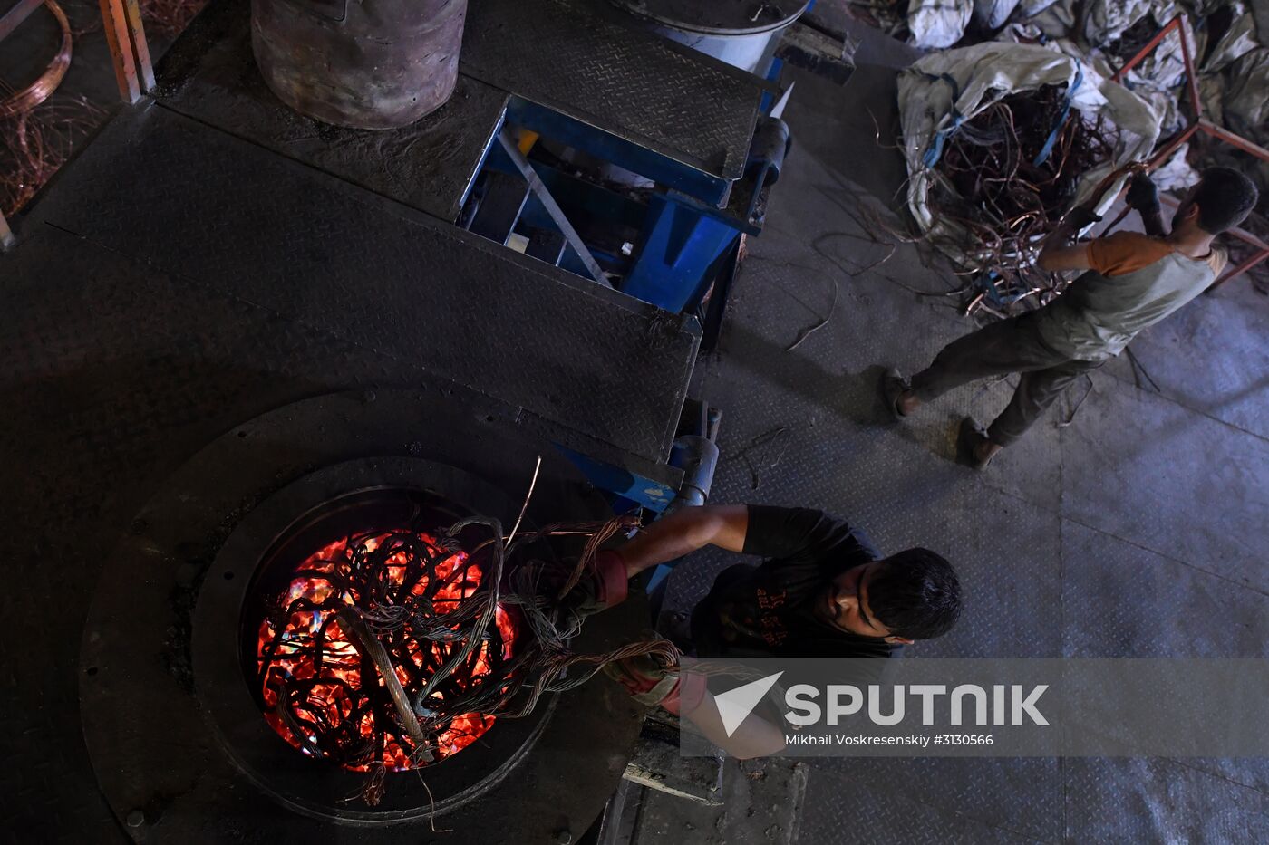Private copper and aluminum processing plant in Homs suburbs