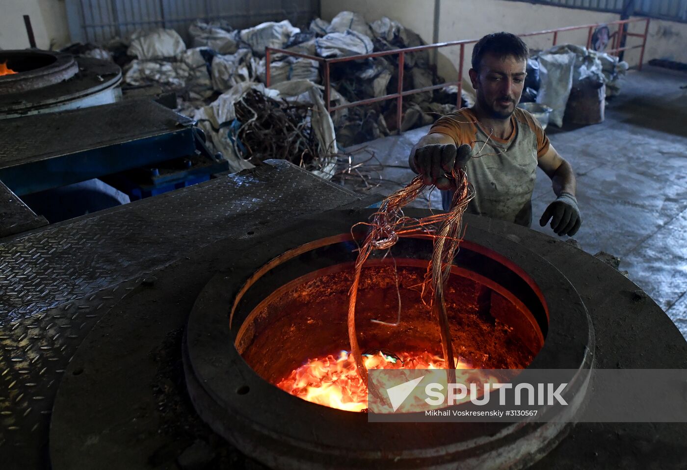 Private copper and aluminum processing plant in Homs suburbs