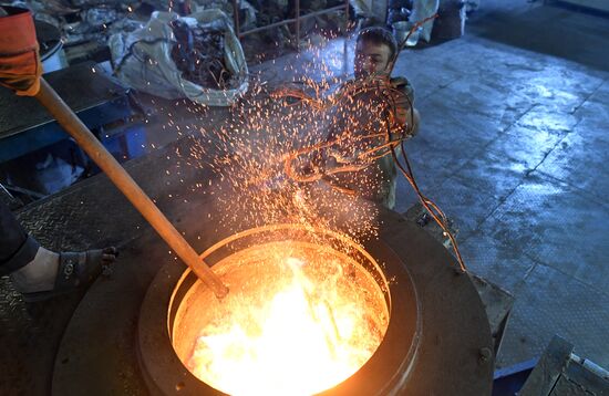 Private copper and aluminum processing plant in Homs suburbs