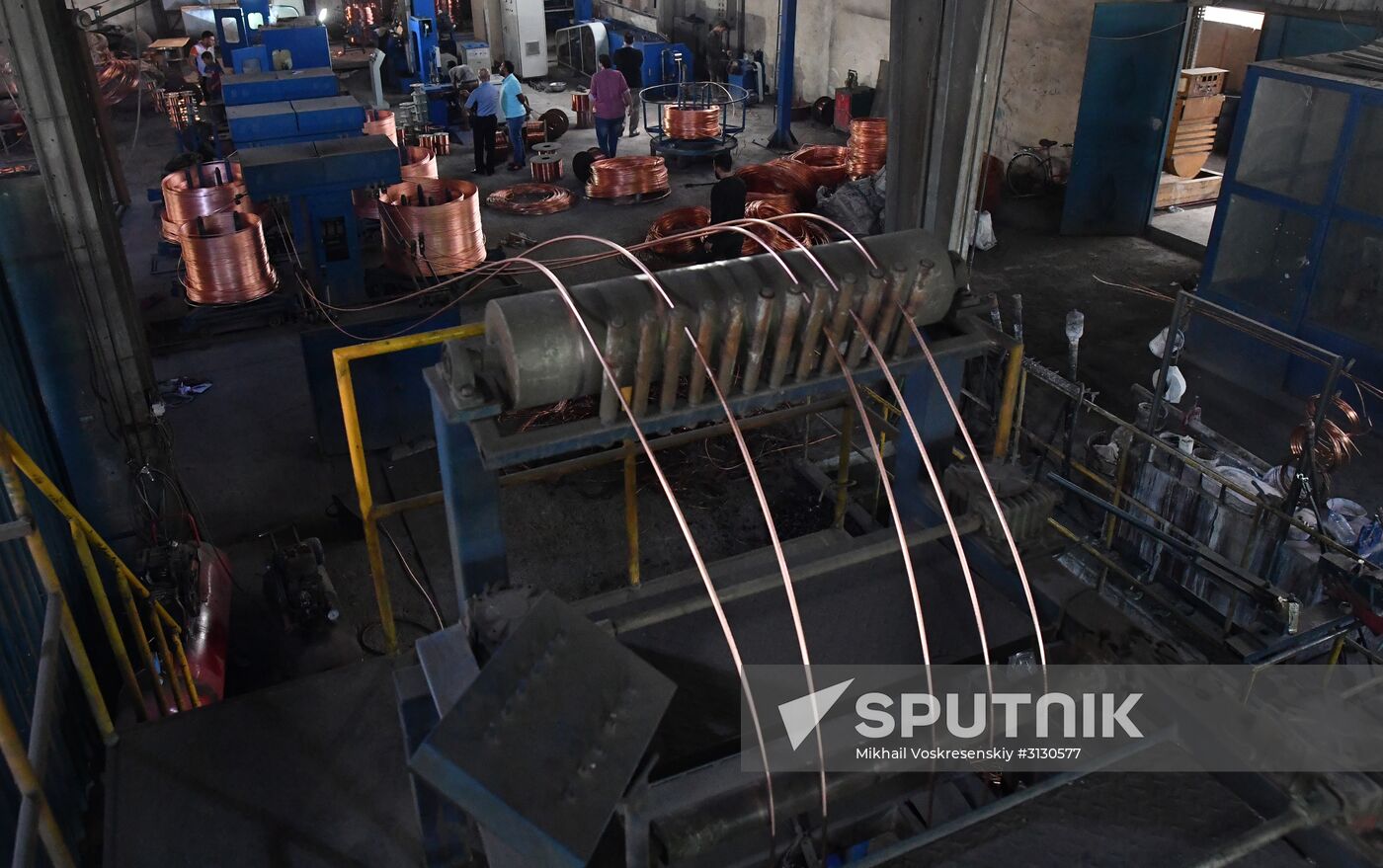 Private copper and aluminum processing plant in Homs suburbs