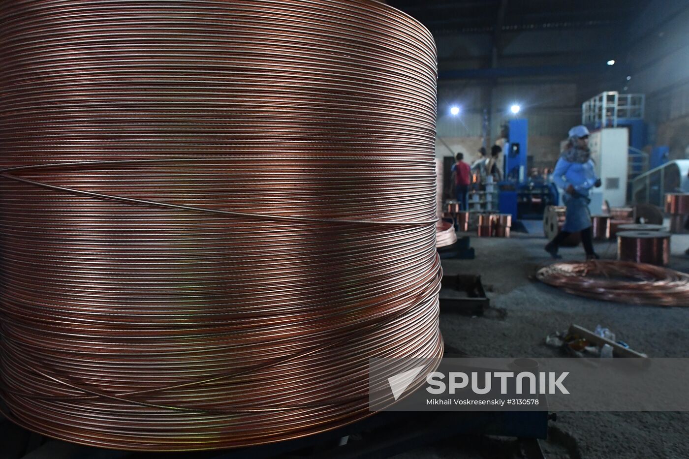 Private copper and aluminum processing plant in Homs suburbs
