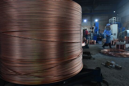Private copper and aluminum processing plant in Homs suburbs