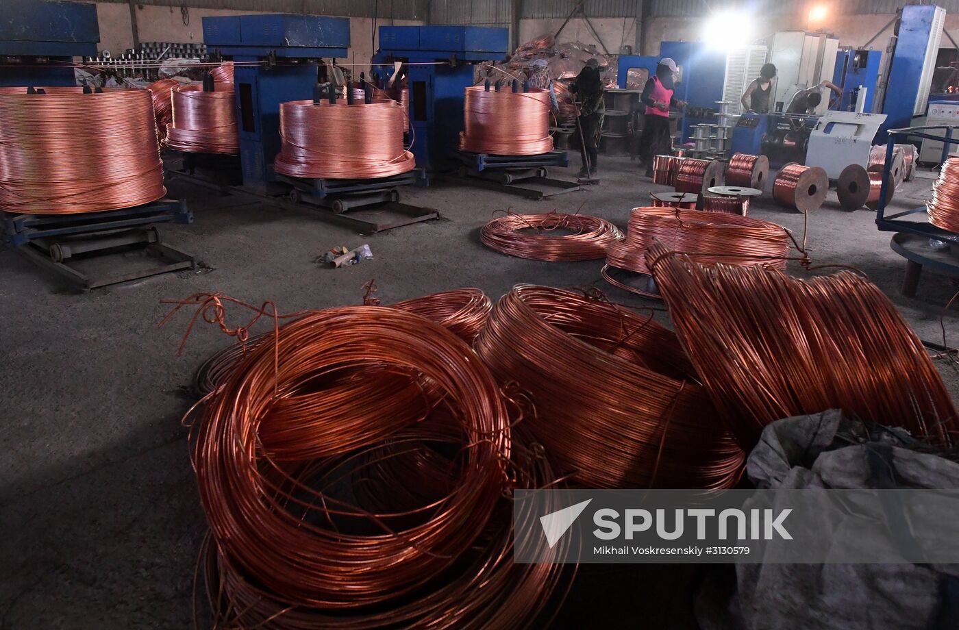 Private copper and aluminum processing plant in Homs suburbs