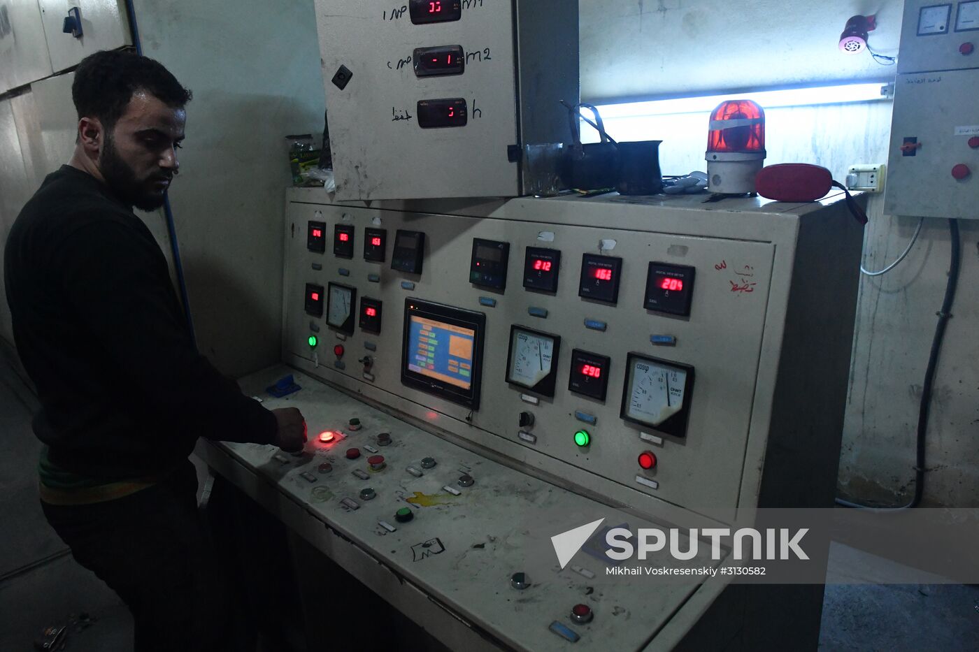 Private copper and aluminum processing plant in Homs suburbs