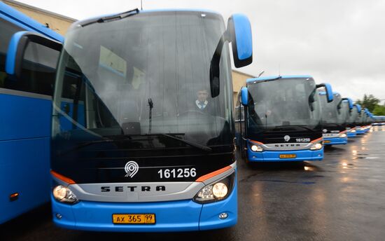 Presentation of buses for 2017 FIFA Confederations Cup