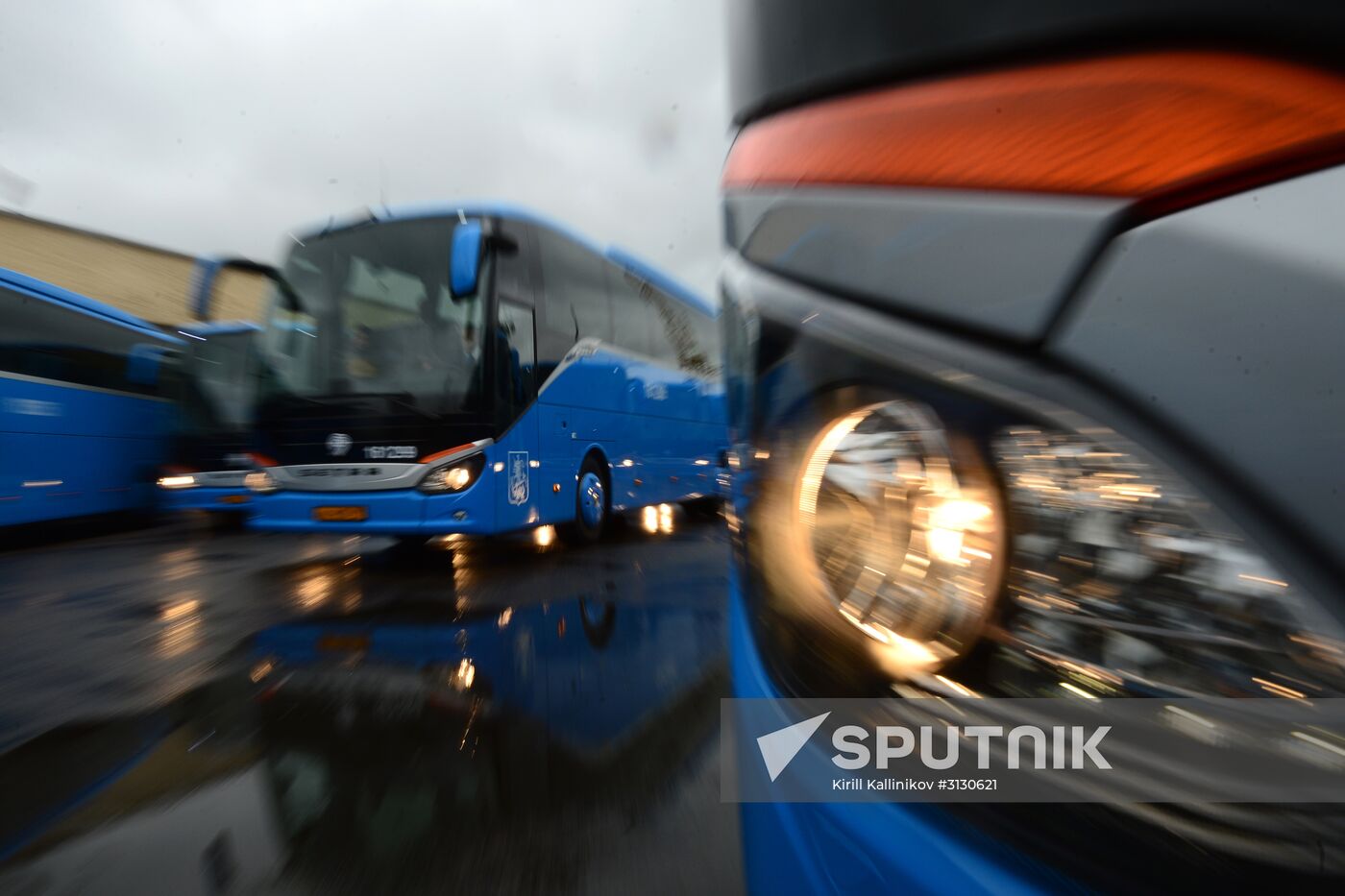 Presentation of buses for 2017 FIFA Confederations Cup