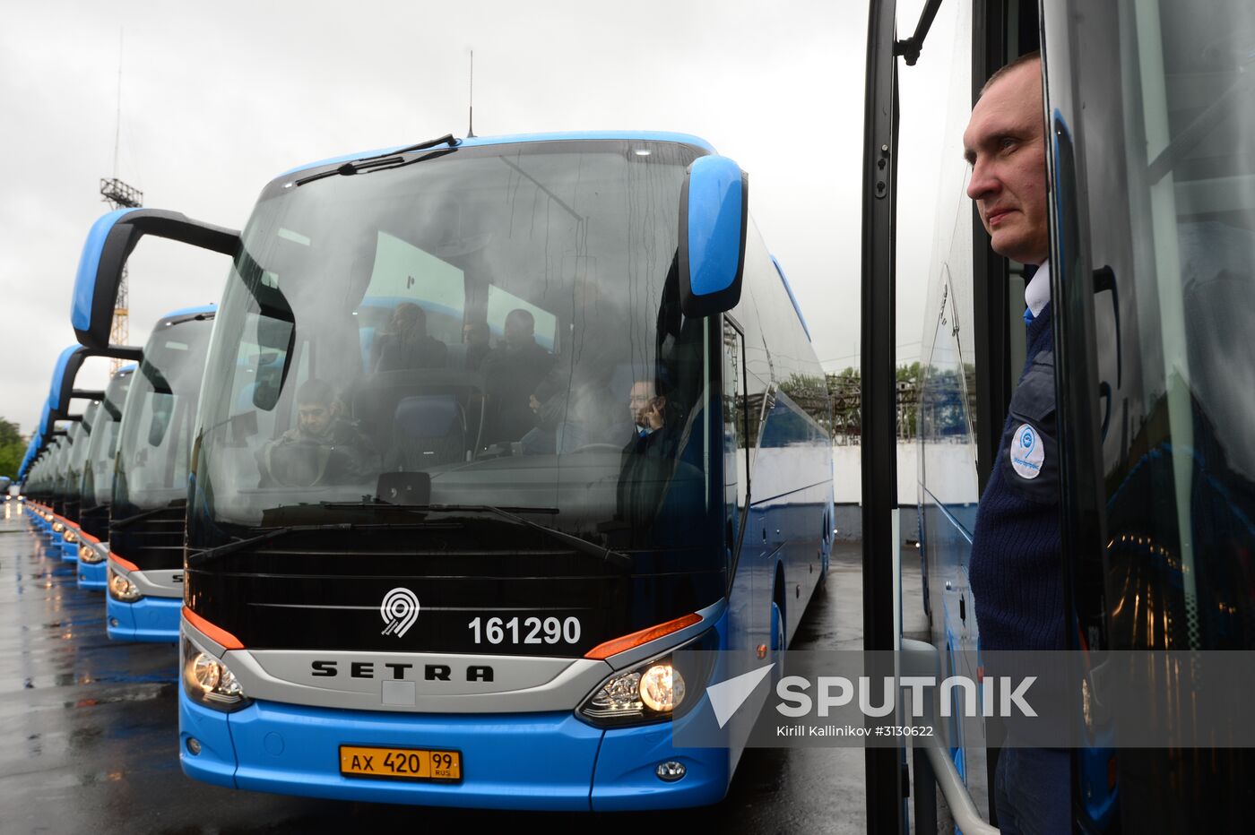 Presentation of buses for 2017 FIFA Confederations Cup