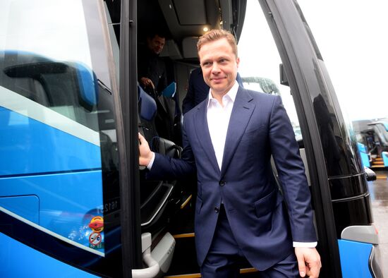 Presentation of buses for 2017 FIFA Confederations Cup