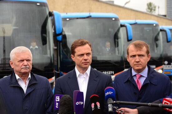 Presentation of buses for 2017 FIFA Confederations Cup