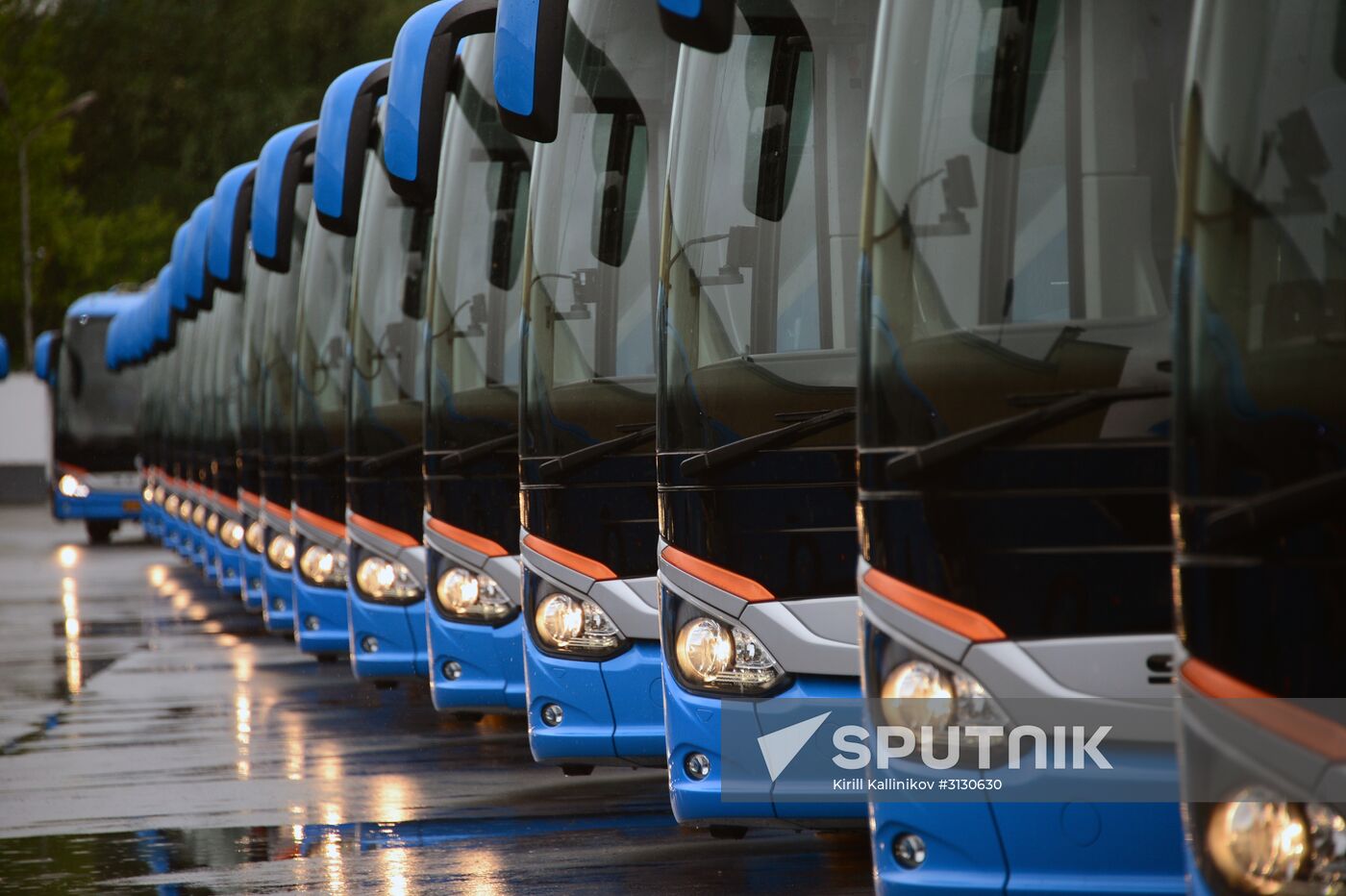 Presentation of buses for 2017 FIFA Confederations Cup