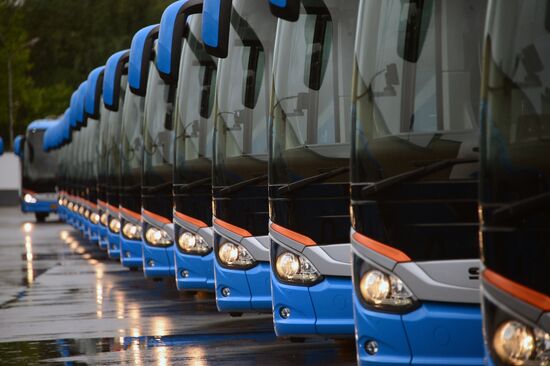 Presentation of buses for 2017 FIFA Confederations Cup