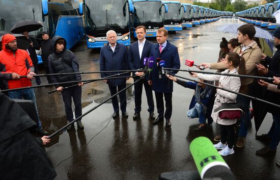 Presentation of buses for 2017 FIFA Confederations Cup