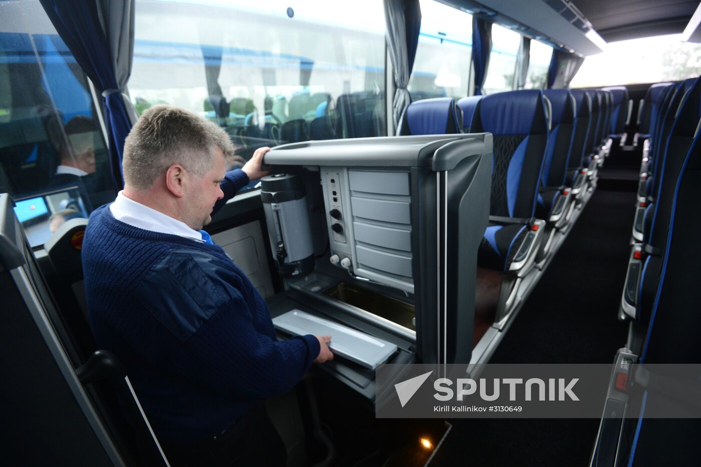 Presentation of buses for 2017 FIFA Confederations Cup