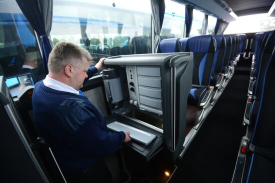 Presentation of buses for 2017 FIFA Confederations Cup