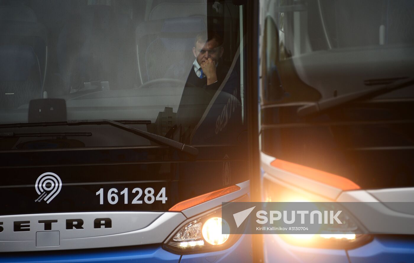 Presentation of buses for 2017 FIFA Confederations Cup