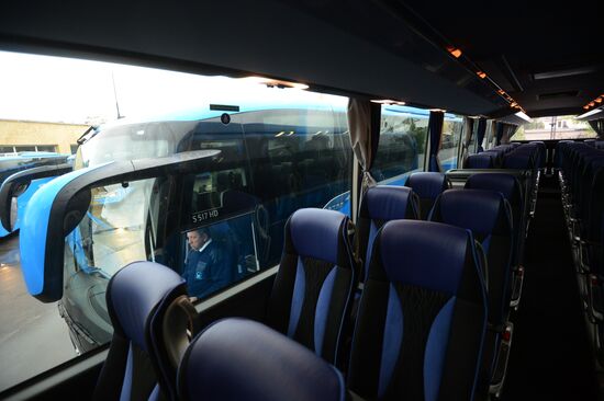 Presentation of buses for 2017 FIFA Confederations Cup