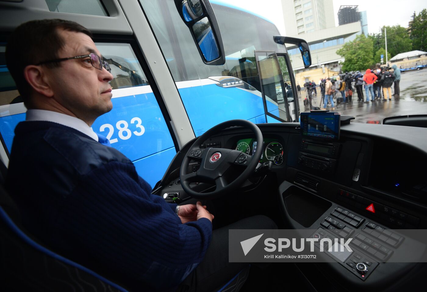 Presentation of buses for 2017 FIFA Confederations Cup