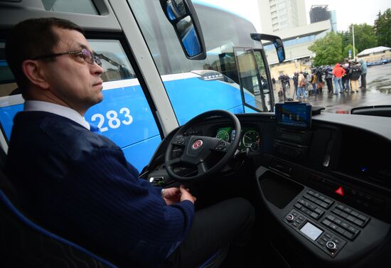 Presentation of buses for 2017 FIFA Confederations Cup