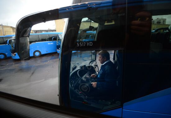Presentation of buses for 2017 FIFA Confederations Cup