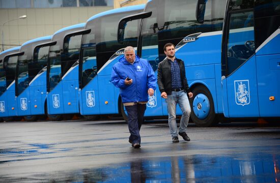 Presentation of buses for 2017 FIFA Confederations Cup