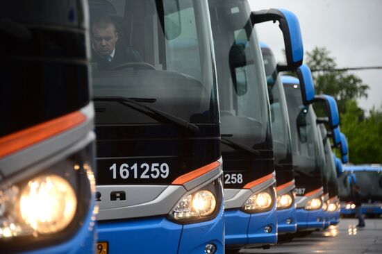 Presentation of buses for 2017 FIFA Confederations Cup