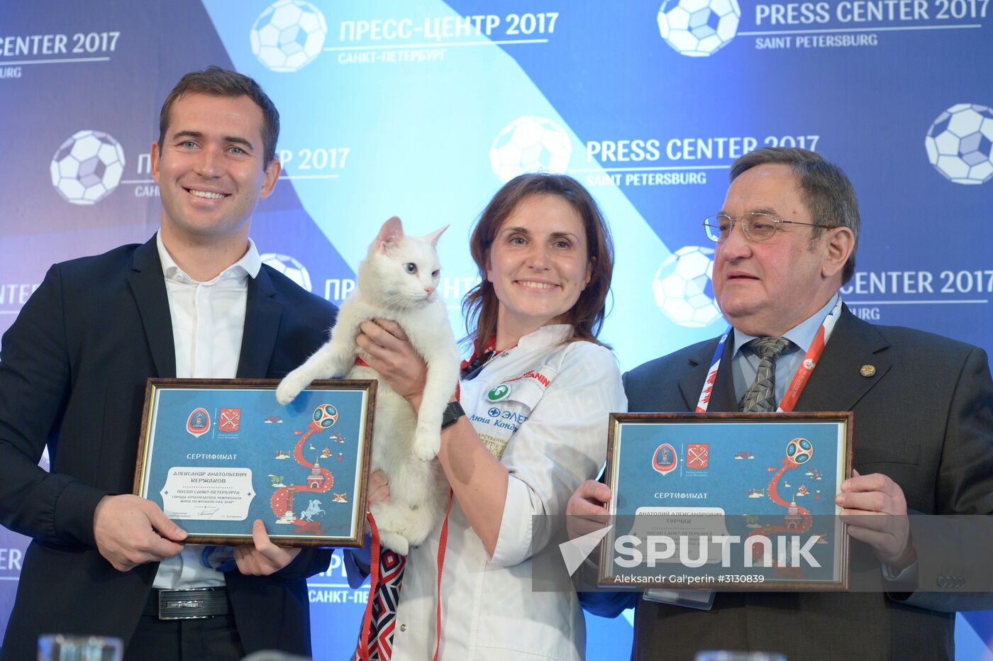Achilles the cat to predict results of 2017 Confederations Cup matches