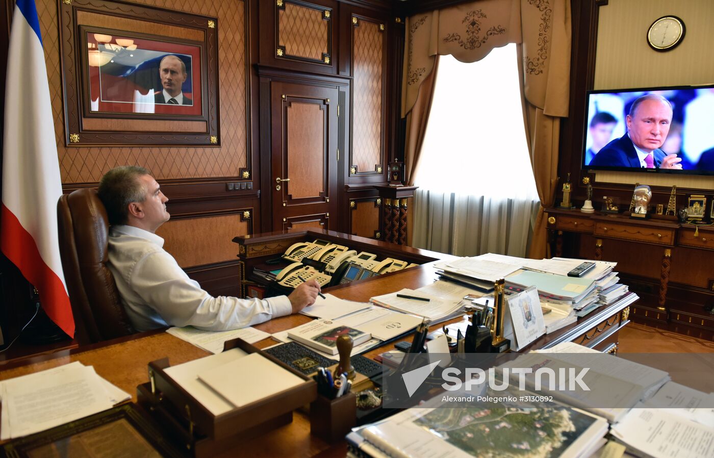 Live broadcast of Direct Line with Vladimir Putin