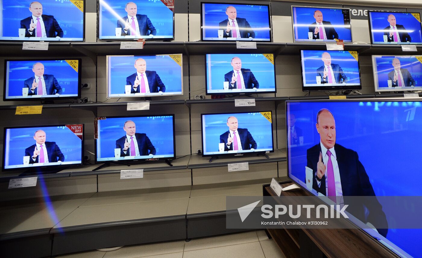 Direct Line with Vladimir Putin airing