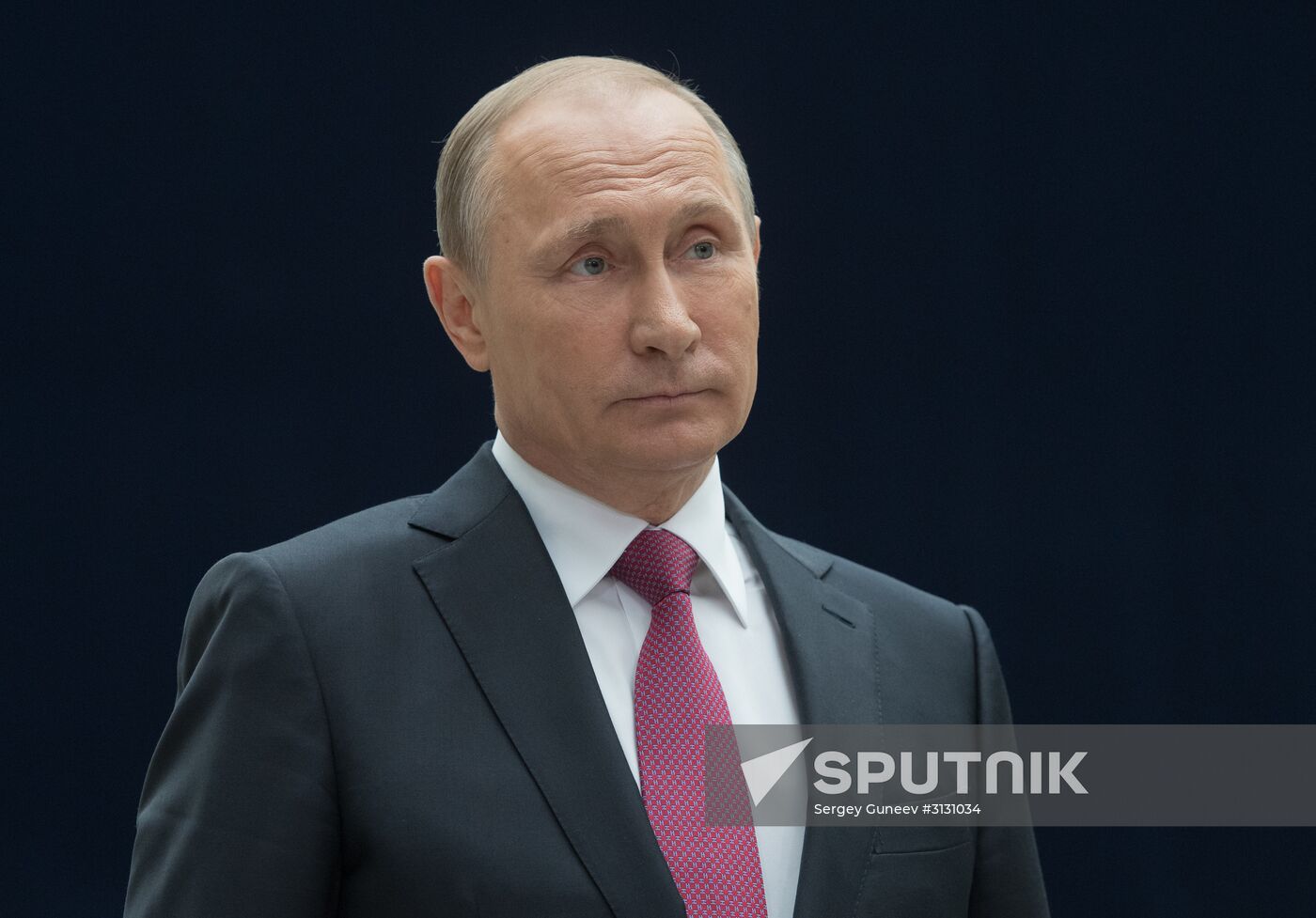 Russian President Vladimir Putin answers journalists' questions