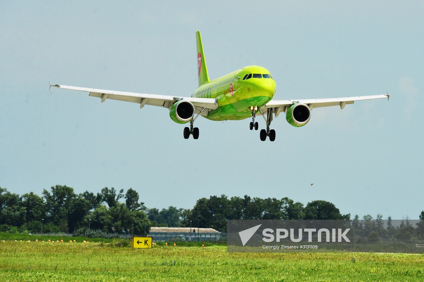 New landing strip at Krasnodar International Airport