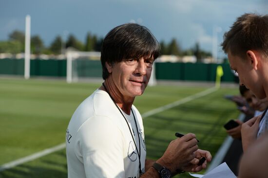 2017 FIFA Confederations Cup. Germany's team holds training session
