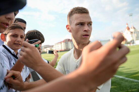 2017 FIFA Confederations Cup. Germany's team holds training session