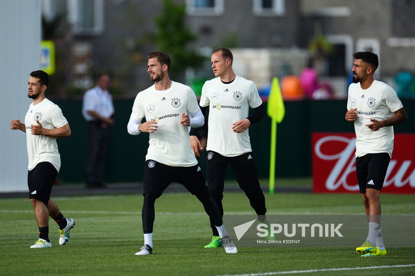 2017 FIFA Confederations Cup. Germany's team holds training session