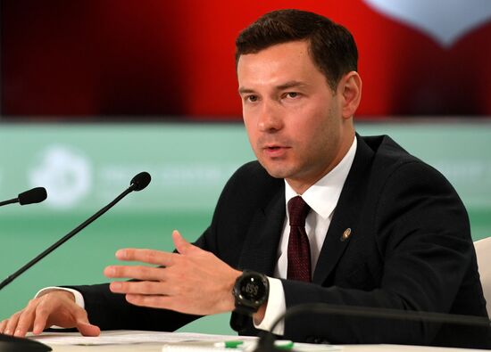 Football. 2017 FIFA Confederations Cup opening press conference