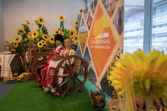 Events at press centers for non-accredited media at Confederations Cup 2017