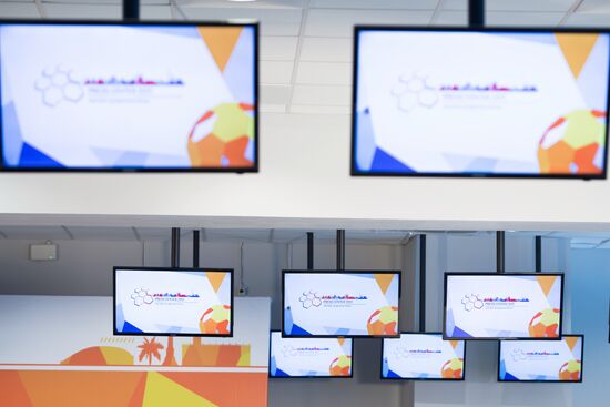 Events at press centers for non-accredited media at Confederations Cup 2017