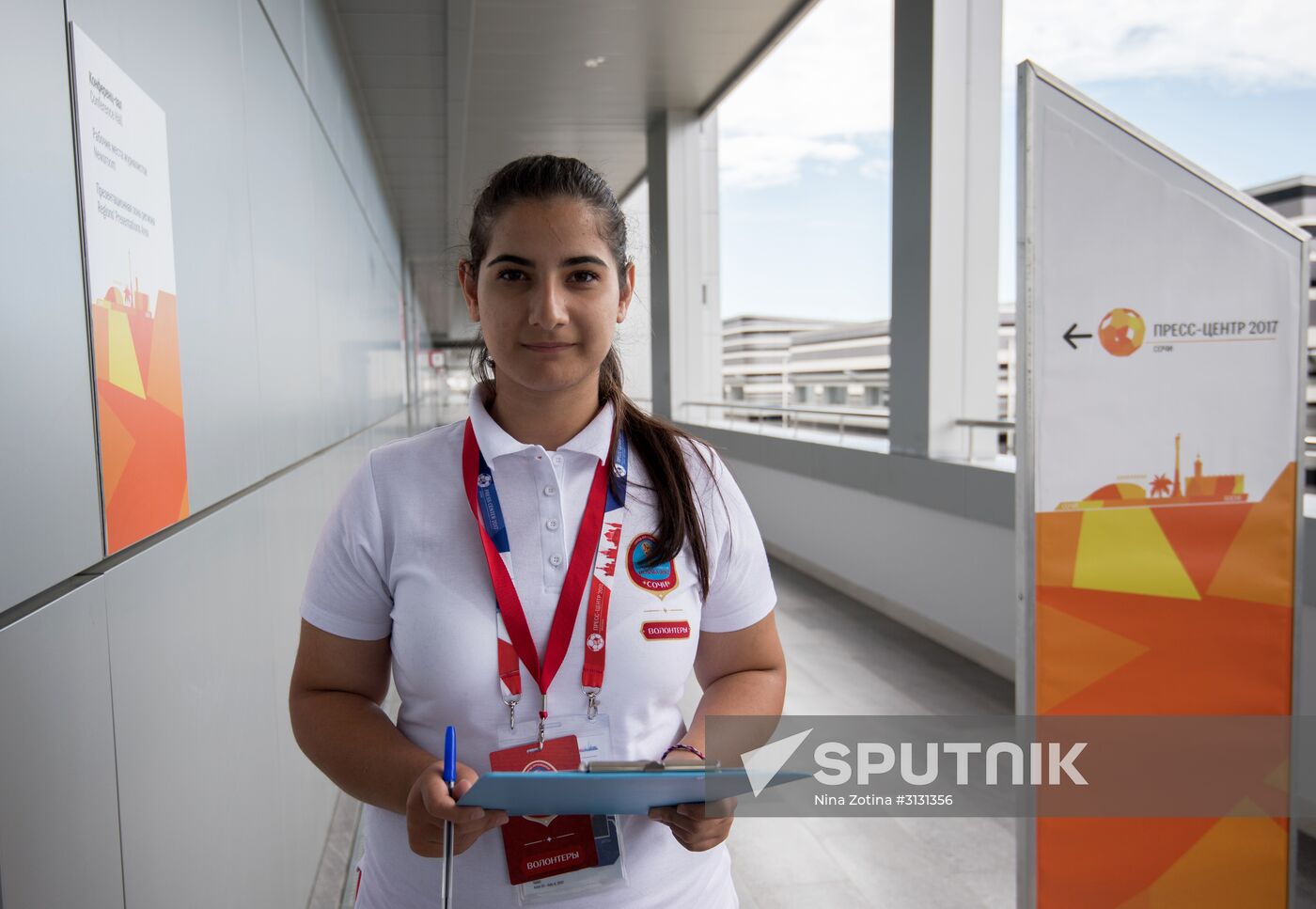 Events at press centers for non-accredited media at Confederations Cup 2017