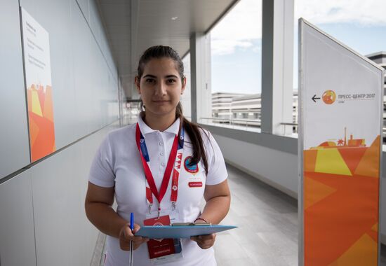 Events at press centers for non-accredited media at Confederations Cup 2017