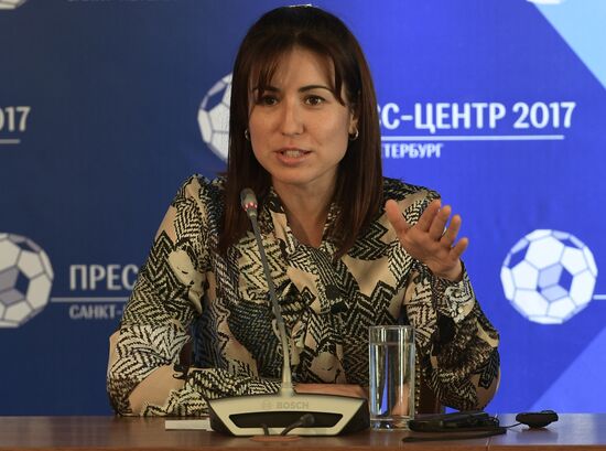 Events at press centers for non-accredited media at Confederations Cup 2017