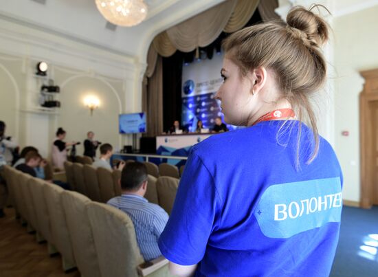 Events at press centers for non-accredited media at Confederations Cup 2017